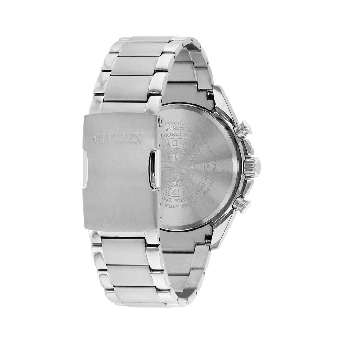 시티즌 글로벌 라디오 컨트롤 에코드라이브 42.2mm 슈퍼 티타늄 실버 블루(Citizen Global Radio Controlled Eco-Drive 42.2mm Super Titanium Silver Blue) - 2