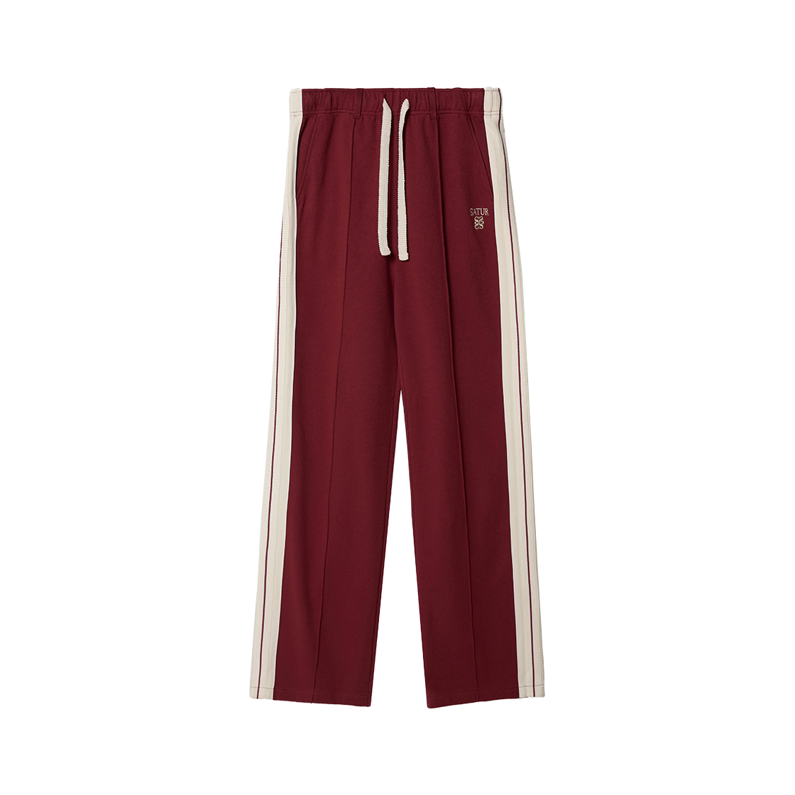 SA261MTP01BUY0 SATUR Lawton Lining Track Pants Burgundy