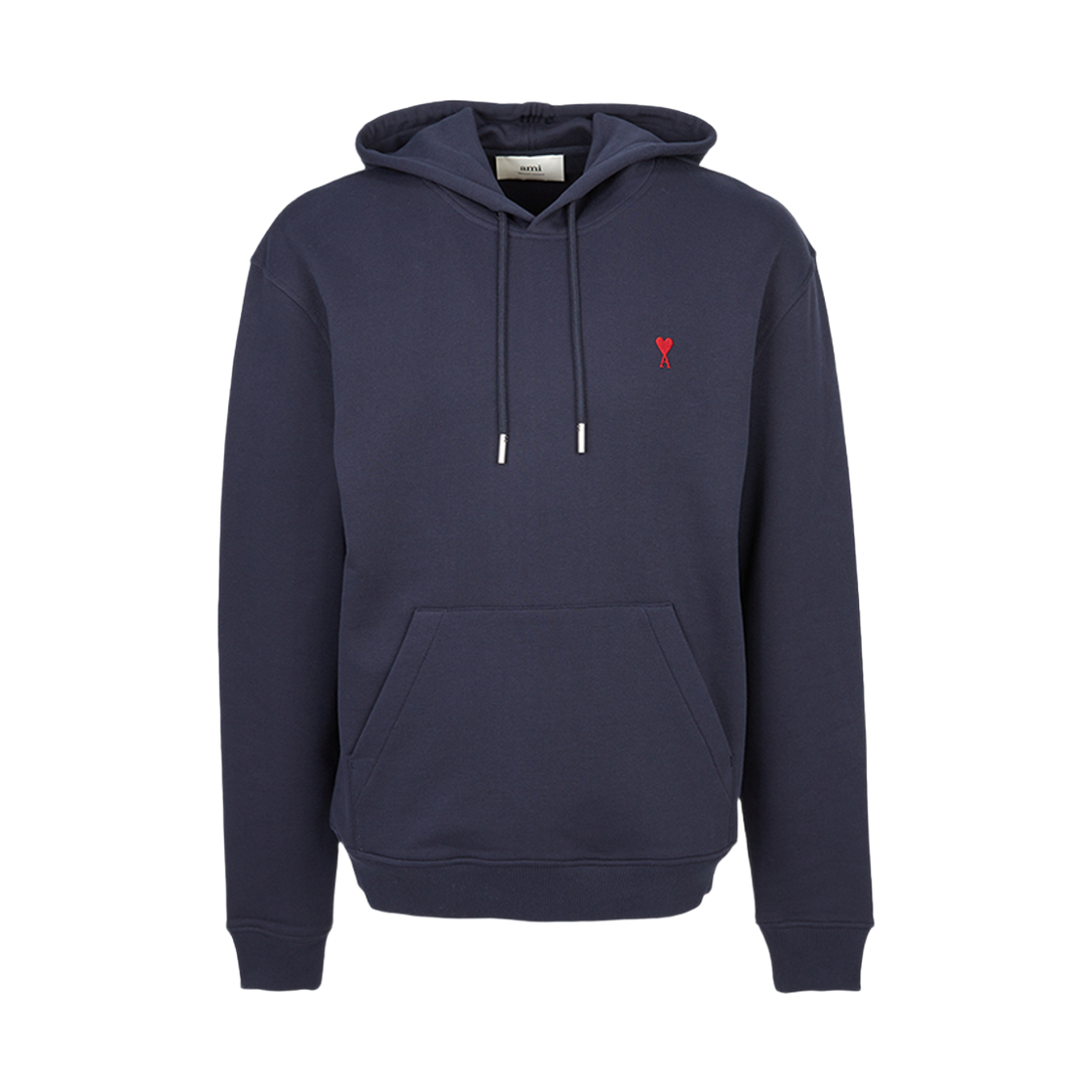 BFUSW235 730 430 [15% 쿠폰] AMI de Coeur Loopback Oragnic Cotton Fleece Hoodie Night Blue