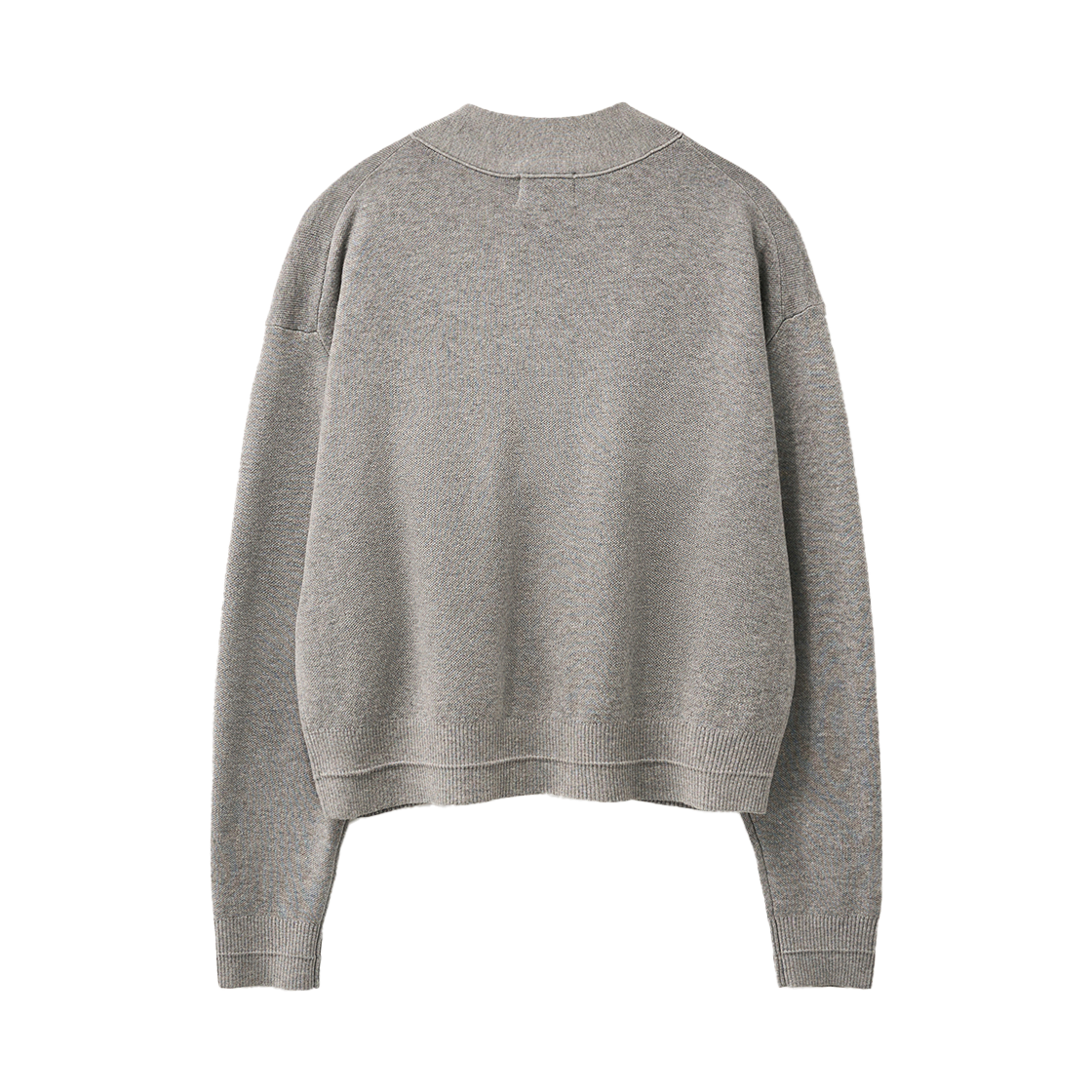 세터 우먼 에센셜 파로 크롭 가디건 멜란지 그레이(SATUR W Essential Faro Crop Cardigan Melange Gray) - 2