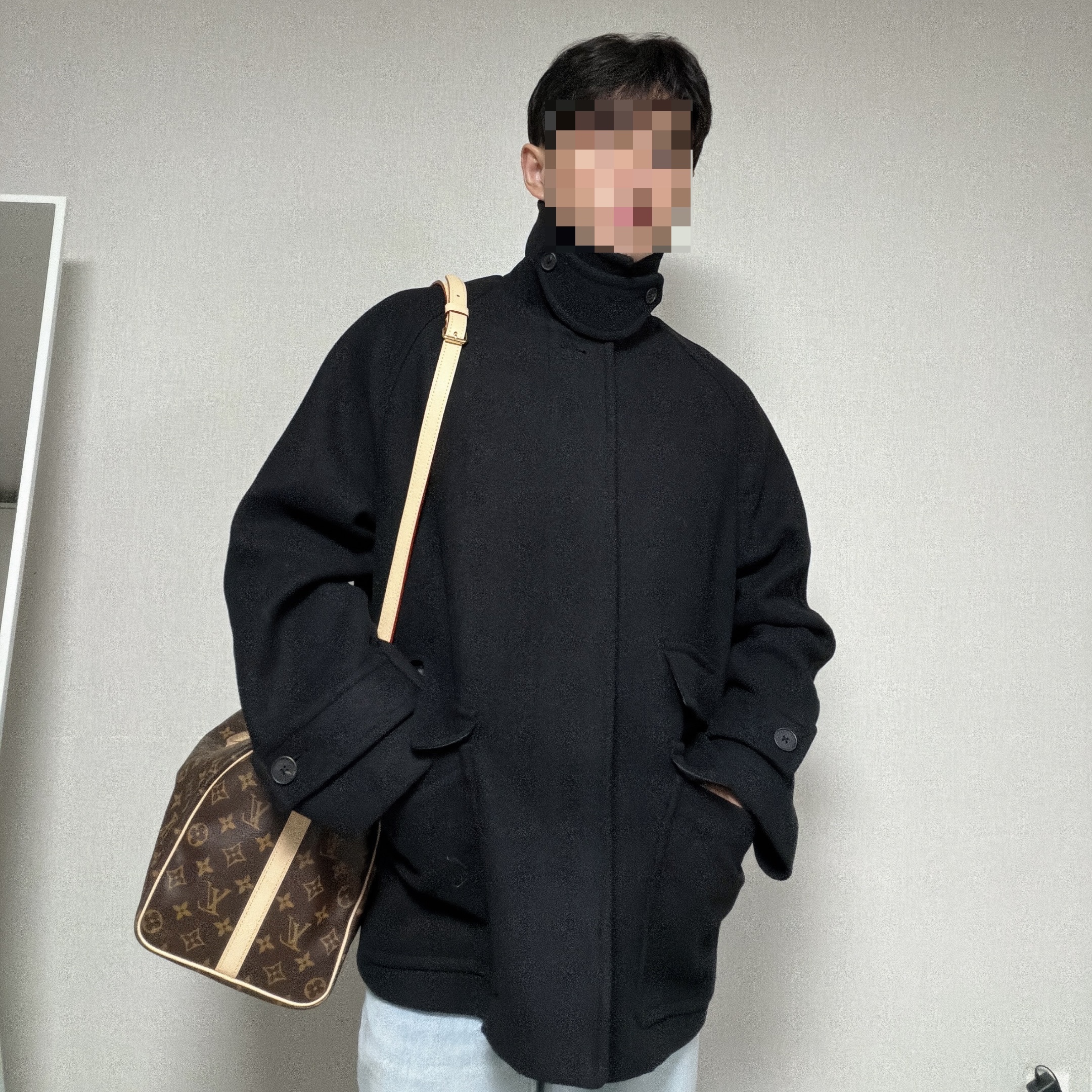 Louis Vuitton Speedy Bandouliere 30 Monogram 착용 스타일 - 1