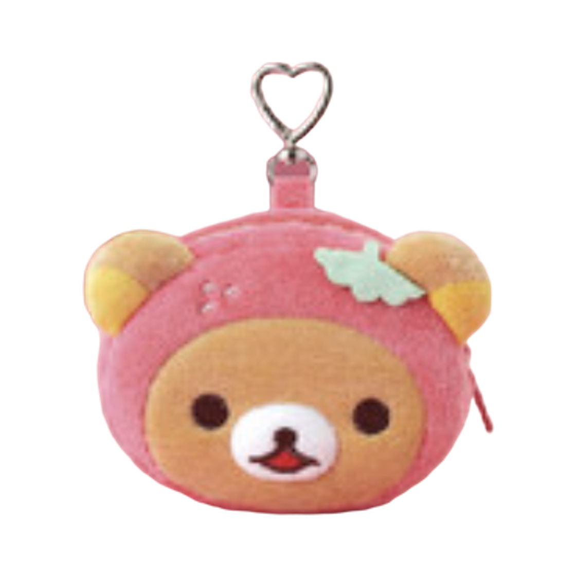 산엑스 x 이디야 리락쿠마 인형 파우치 키링 리락쿠마(San-X x Ediya Rilakkuma Doll Pouch Keyring Rilakkuma)