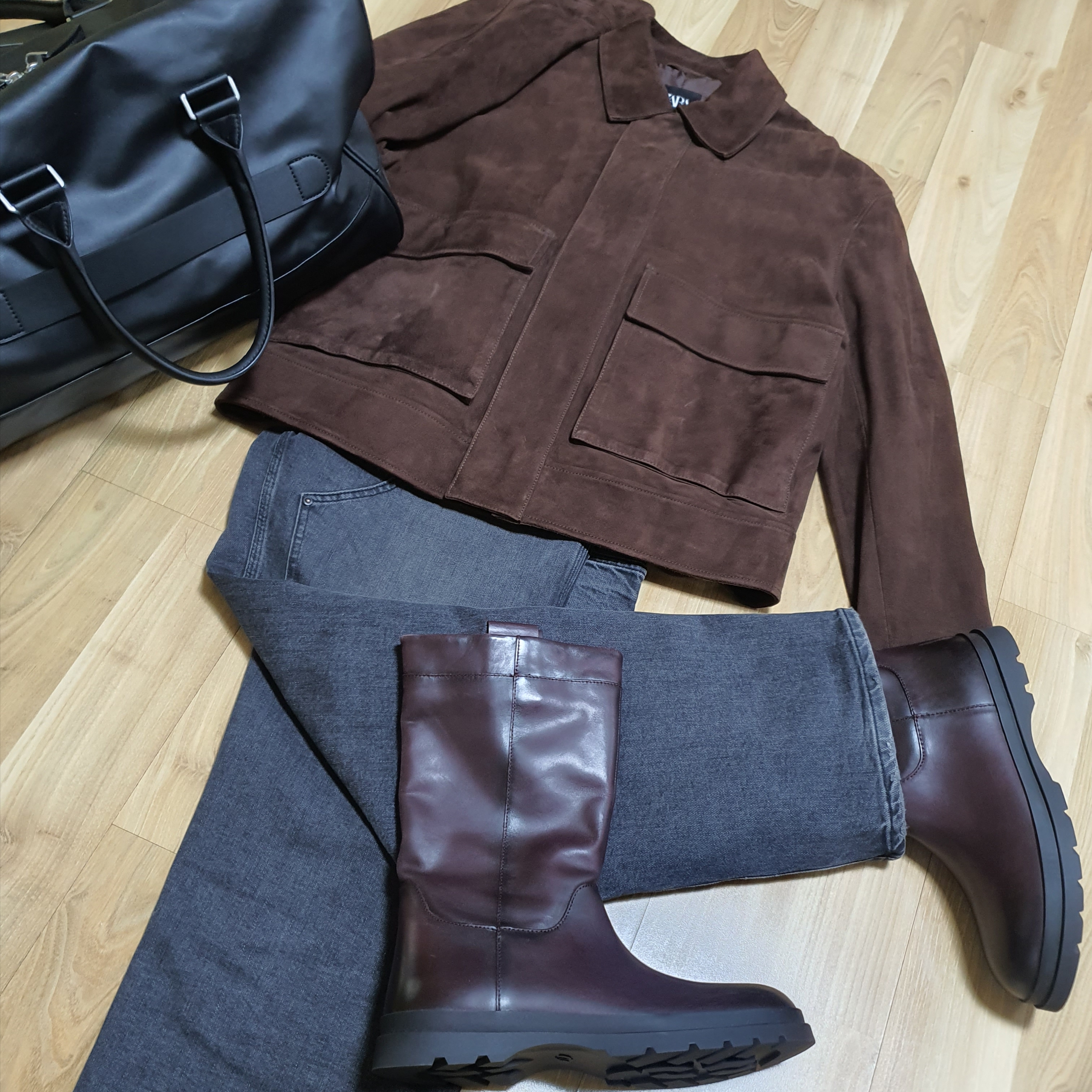 Zara Utility Pocket Pants Black, Zara Utility Pocket Pants Black 착용 스타일