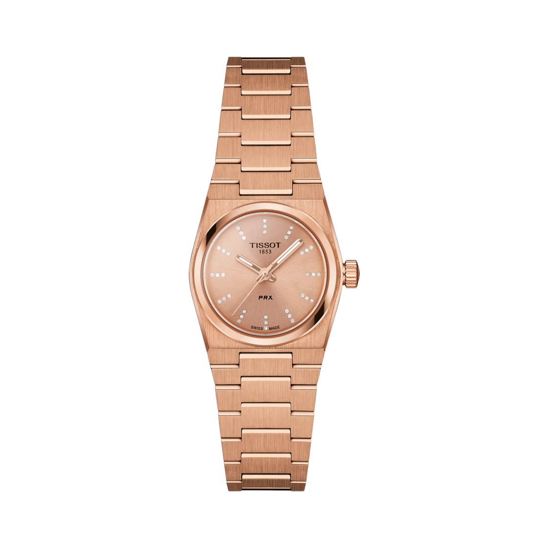 티쏘 PRX 25mm 쿼츠 스테인리스 스틸 누드 다이아몬드(Tissot PRX 25mm Quartz Stainless Steel Nude Diamond) - 1