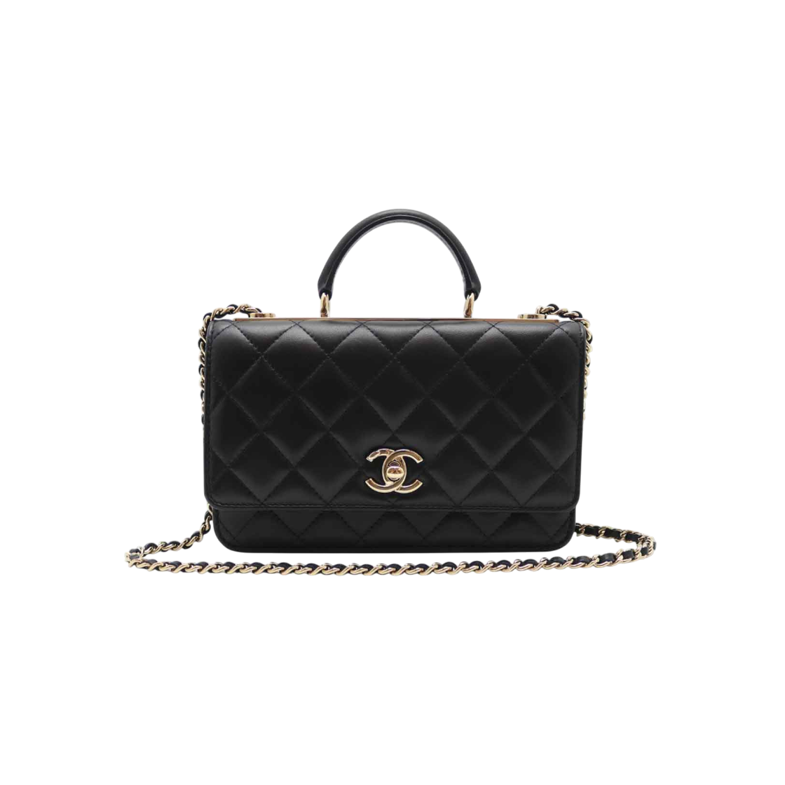 ITOWMOPNQQCL Chanel Trendy CC Top Handle Lambskin Bag AP4323