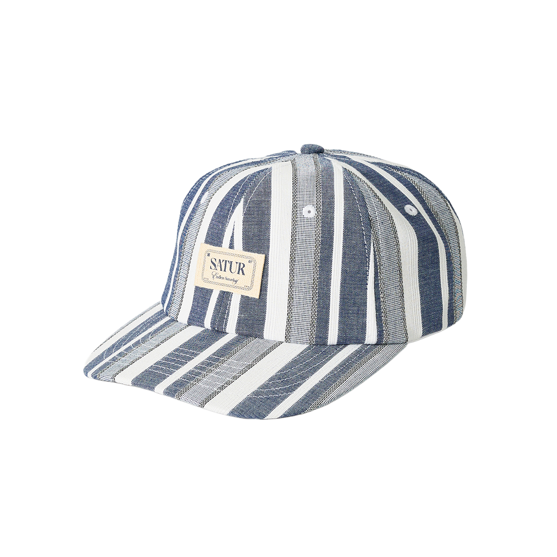 SA261UAP12BLE0 SATUR House Stripe Banding Ball Cap Blue