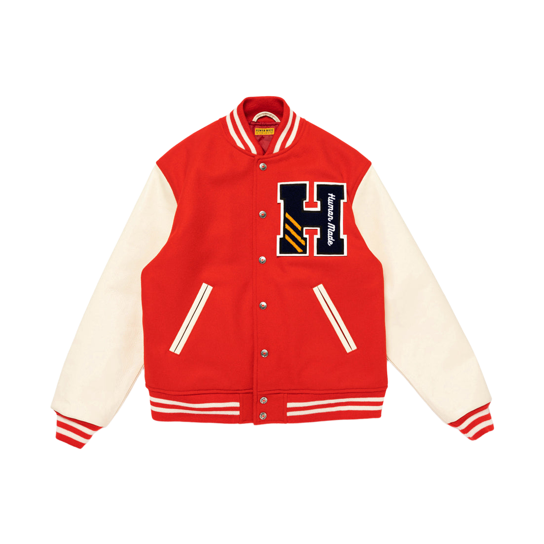휴먼 메이드 바시티 자켓 레드(Human Made Varsity Jacket Red)