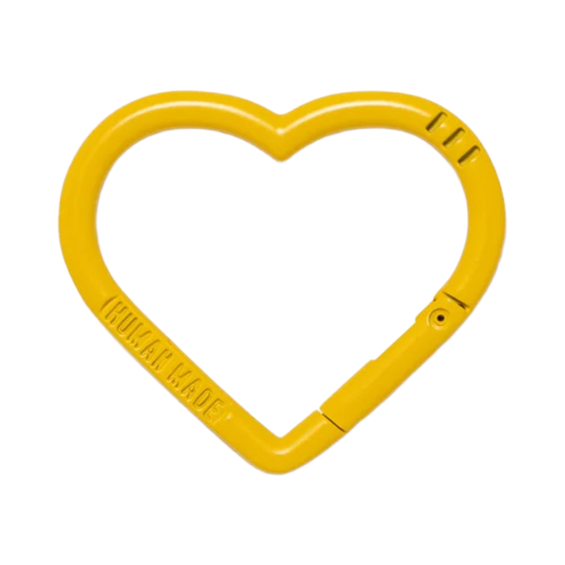 휴먼 메이드 하트 카라비너 옐로우
