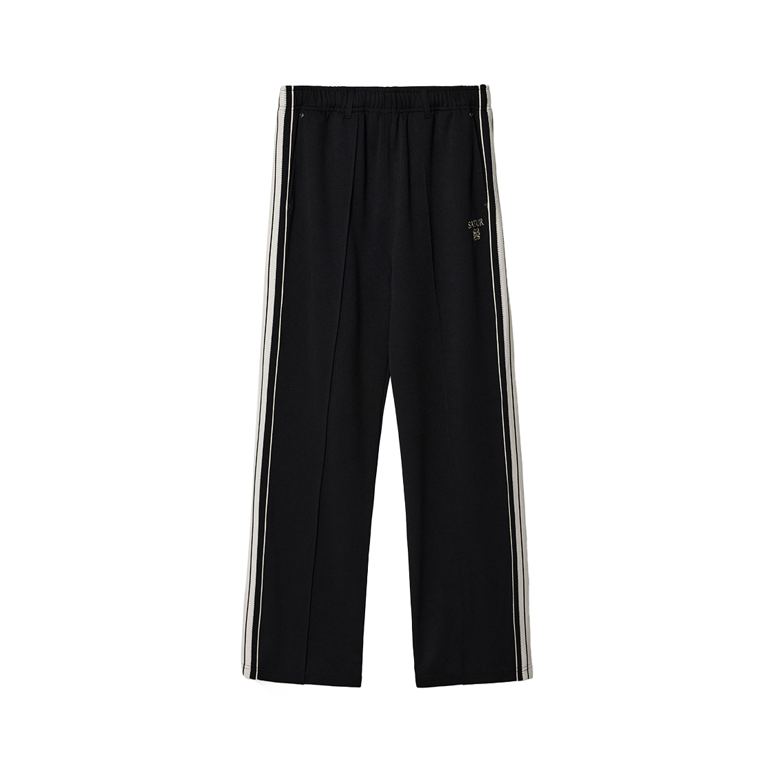 SA261WTP03BLK0 SATUR W Essential Lawton Track Pants Black