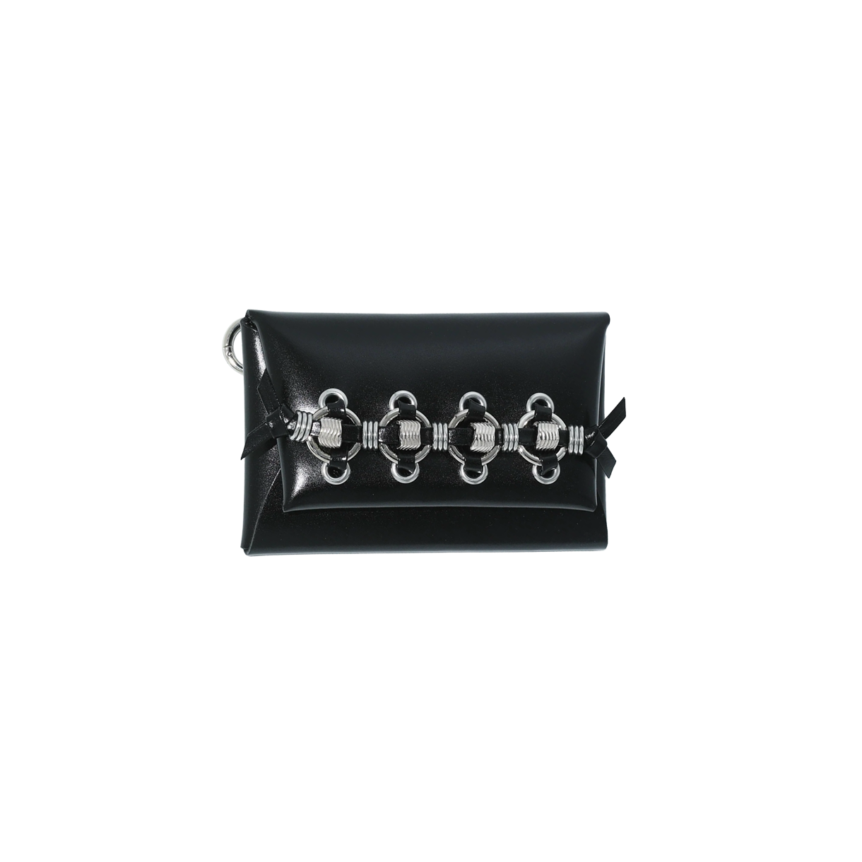 토가 투 링 메탈 카드 케이스 블랙 - 26SS(Toga Too Ring Metal Card Case Black - 26SS)