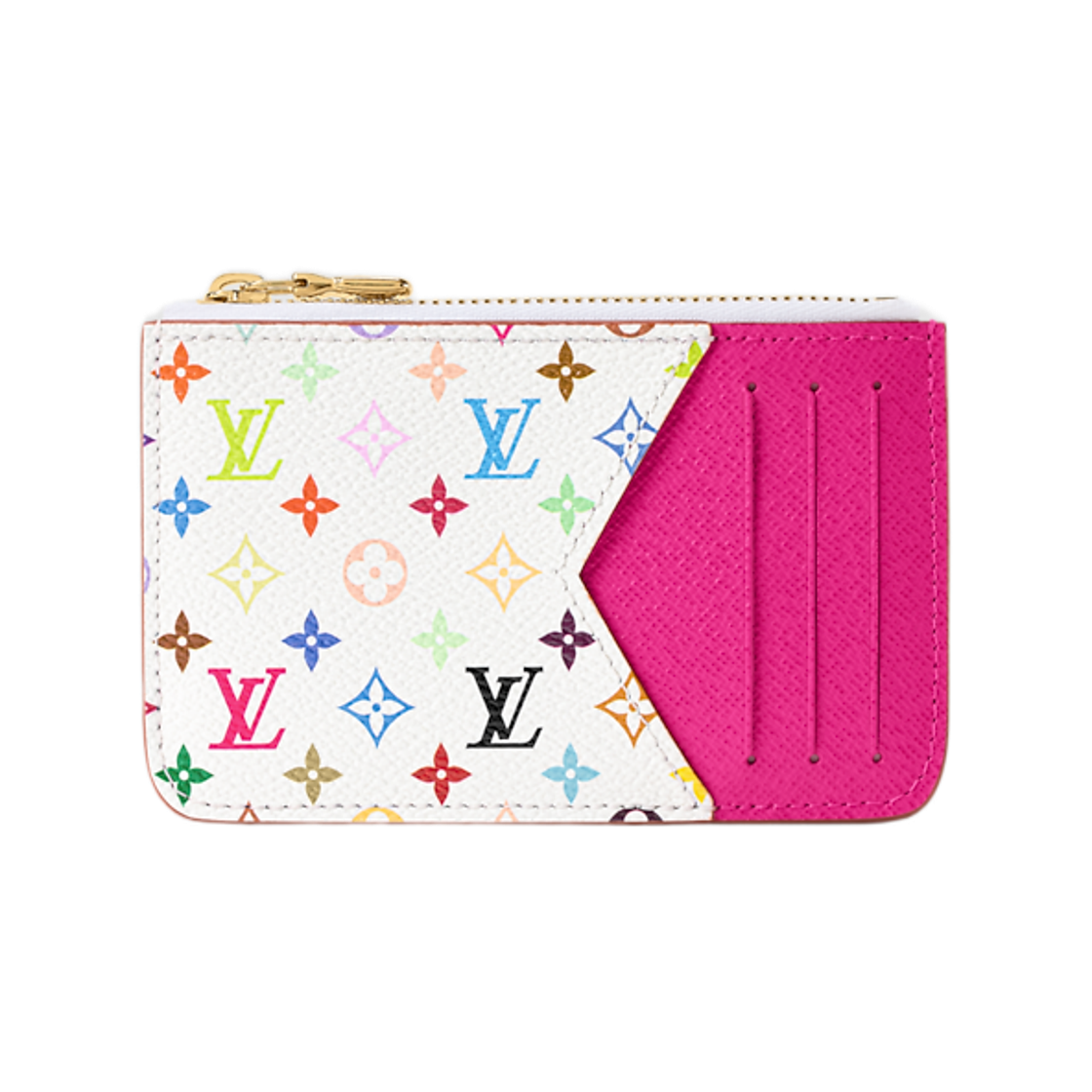 루이비통 x 무라카미 타카시 로미 카드 홀더 멀티컬러 화이트(Louis Vuitton x Murakami Takashi Romy Card Holder Multicolor White)