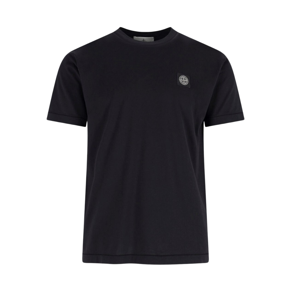 스톤 아일랜드 2100027 60/2 코튼 저지 슬림핏 컴퍼스 패치 티셔츠 블랙 - 26SS(Stone Island 2100027 60/2 Cotton Jersey Slim-Fit T-Shirt with Compass Patch Black - 26SS)