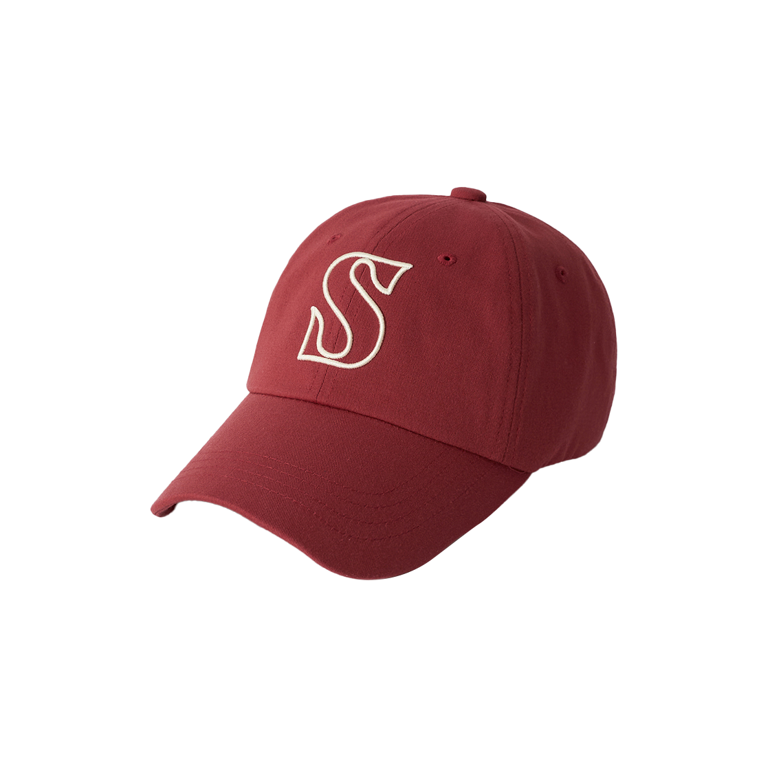 SA261UAP04RED0 SATUR S Logo Vintage Casual Ball Cap Red