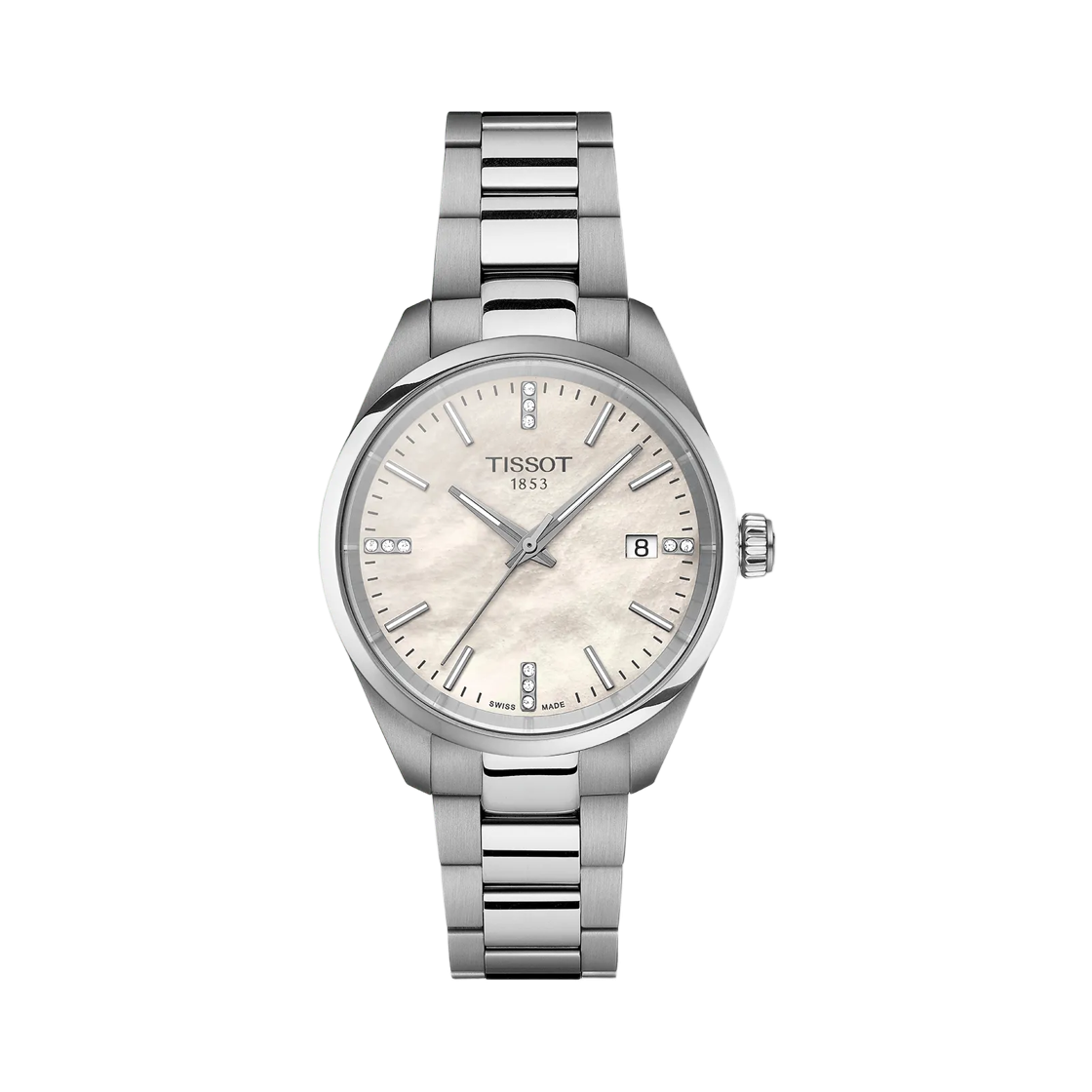 T1502101111600 Tissot PR 100 Quartz 34mm Stainless Steel White