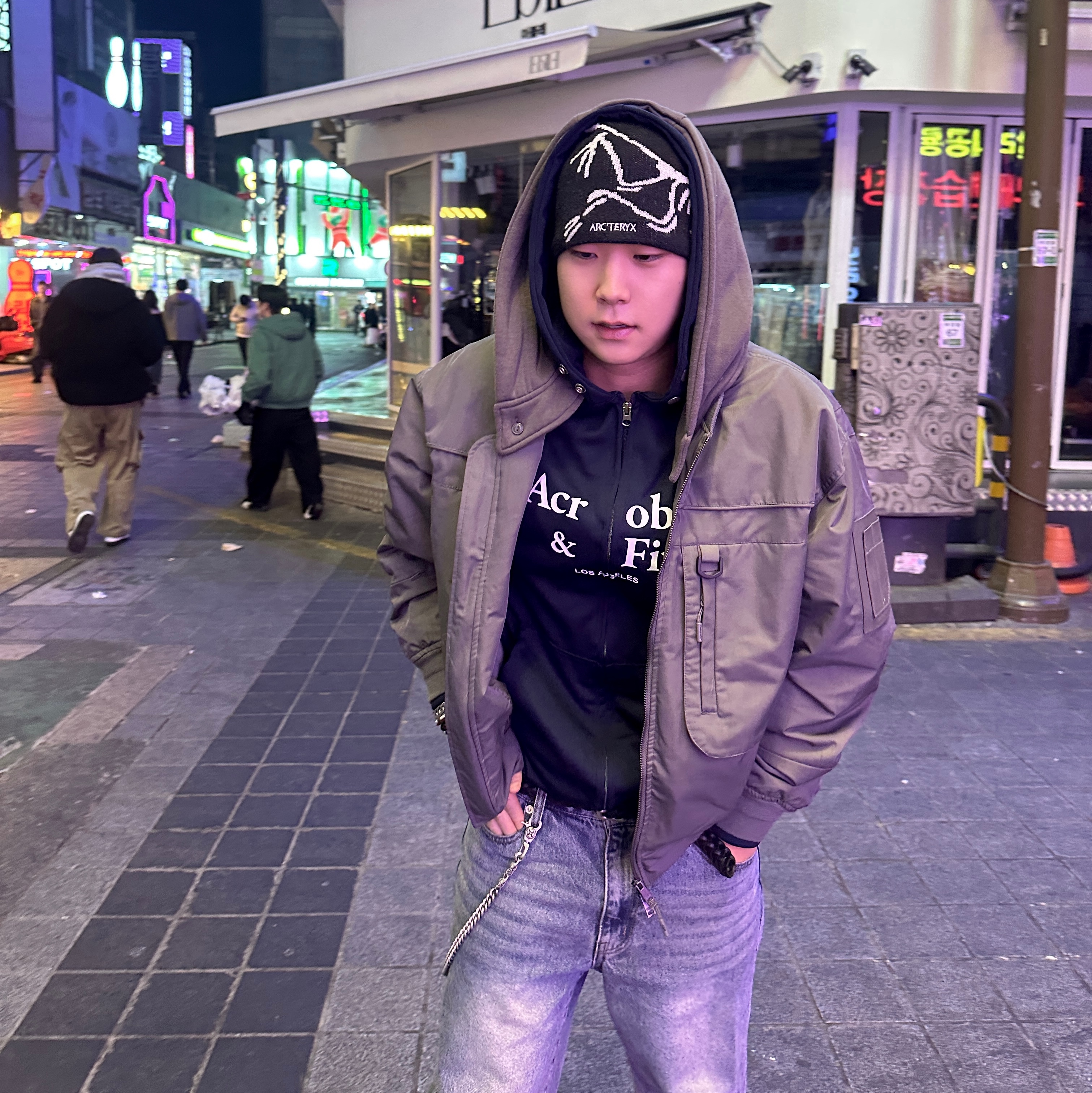 Arc'teryx Bird Head Toque Orca 착용 스타일 - 2