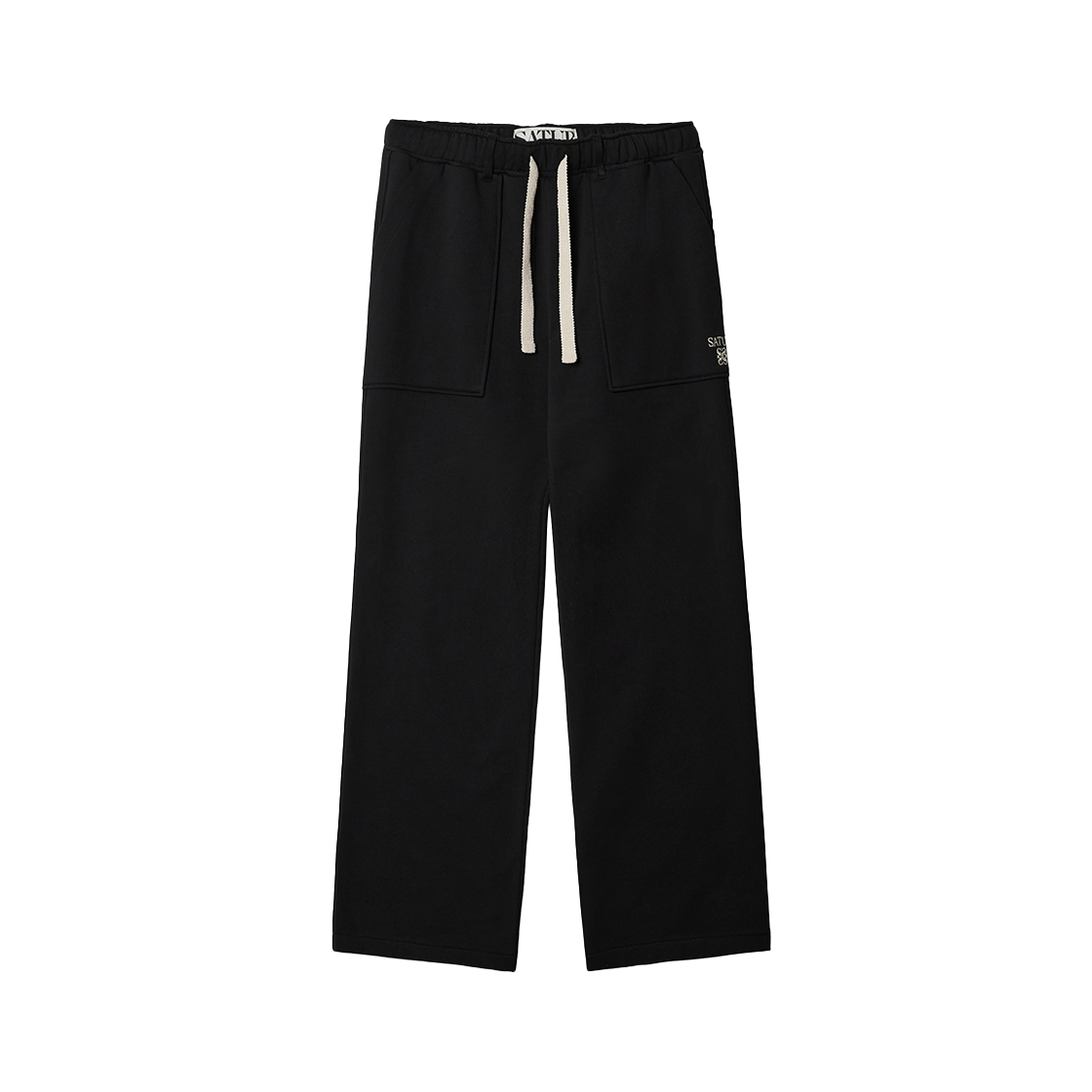 SA261UTP01BLK0 SATUR Fatigue Cargo Sweatpants Black