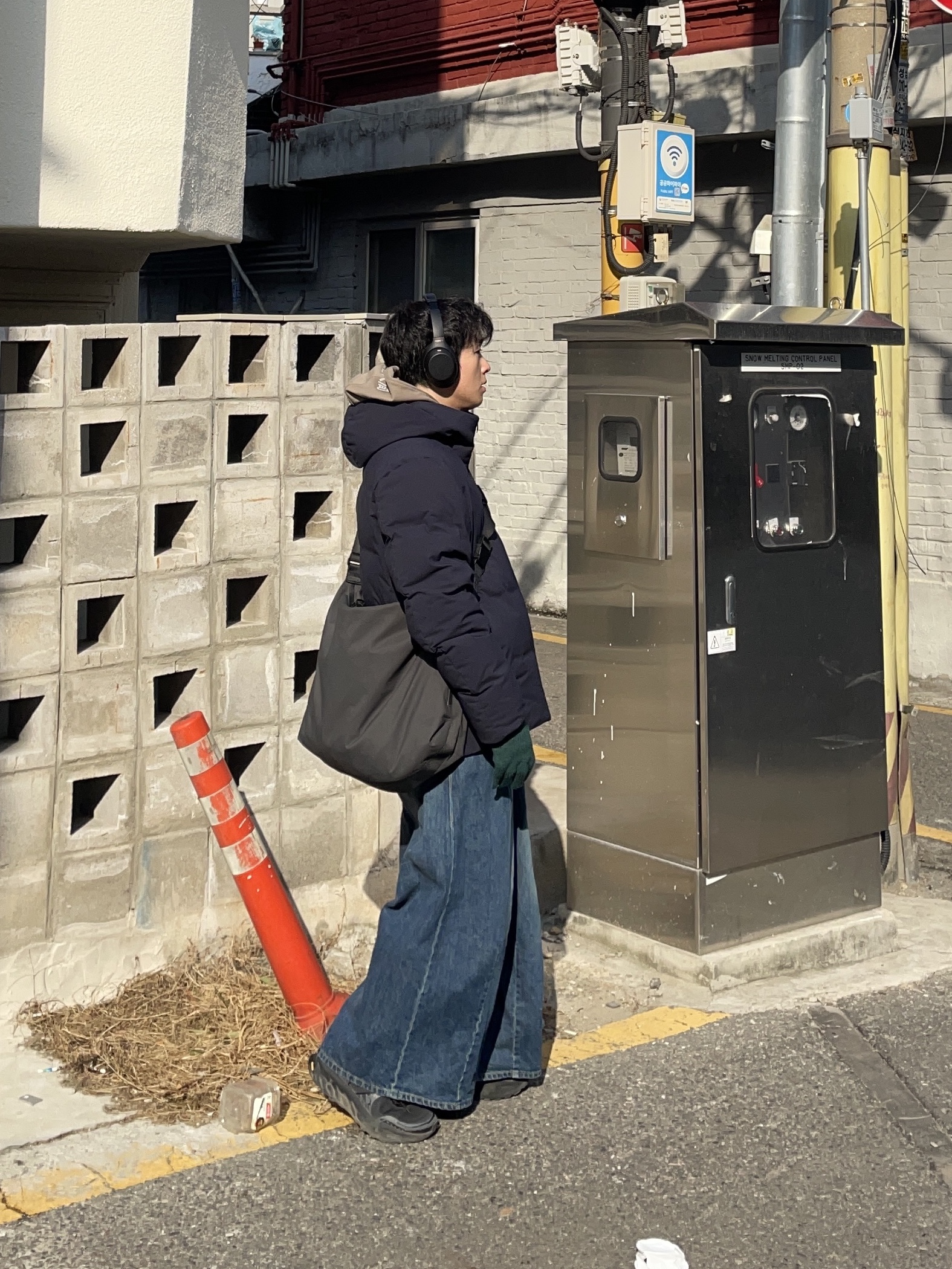 Needles H.D. Buggy Pants Jean 12 Oz Denim Indigo, New Balance Fresh Foam X Hierro v8 Gore-Tex Black Phantom - 2E Wide 착용 스타일 - 2