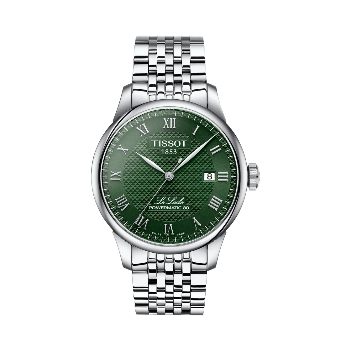 티쏘 르로끌 파워매틱 80 39.3mm 스테인리스 스틸 그린(Tissot Lelocle Powermatic 80 39.3mm Stainless Steel Green) - 1
