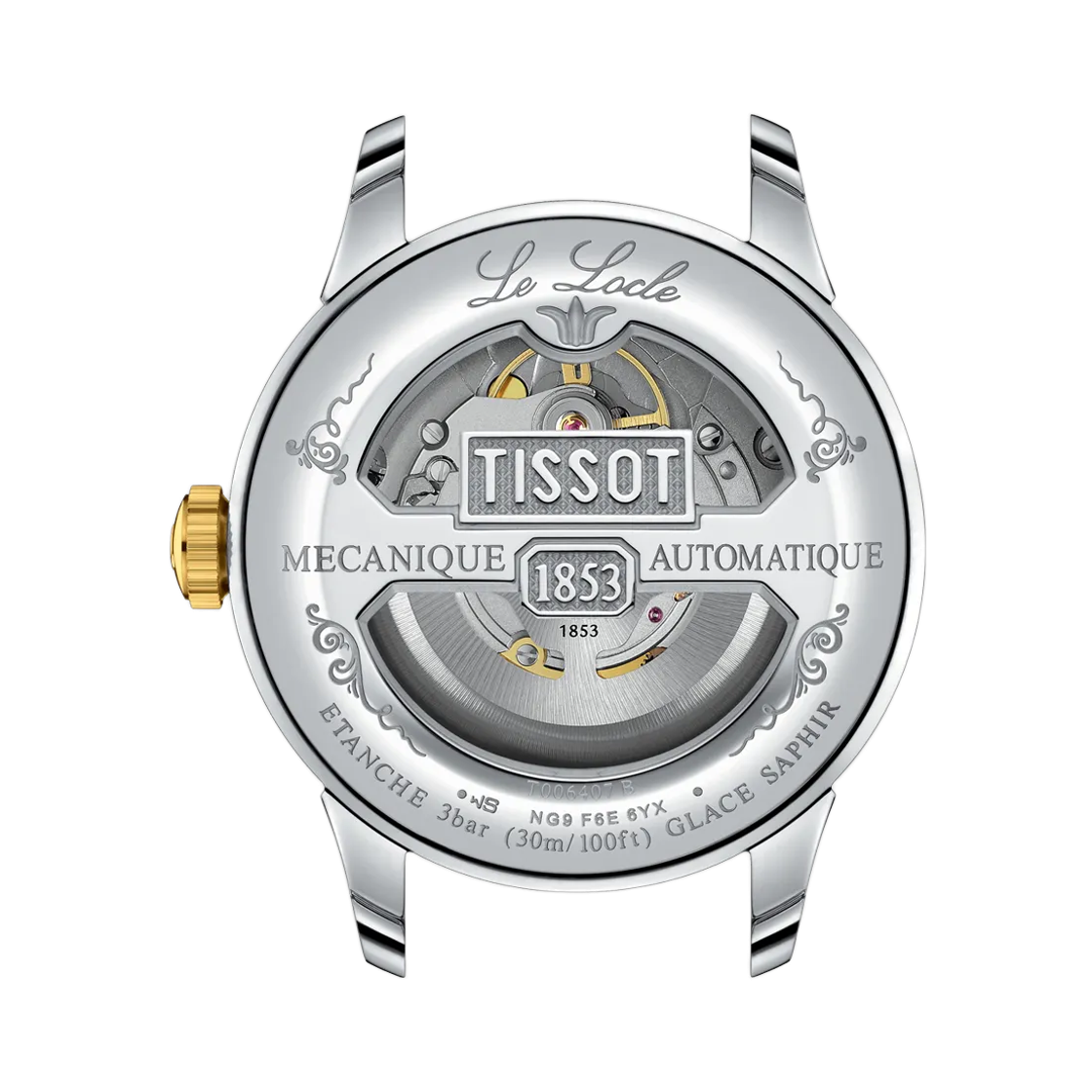 티쏘 르로끌 파워매틱 80 39.3mm 스테인리스 스틸 실버(Tissot Lelocle Powermatic 80 39.3mm Stainless Steel Silver) - 2