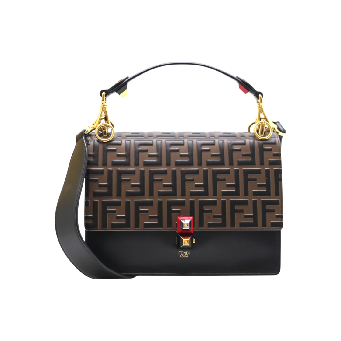 IT65OCCRM655 Fendi Can I Medium FF Logo Bag 8BT283