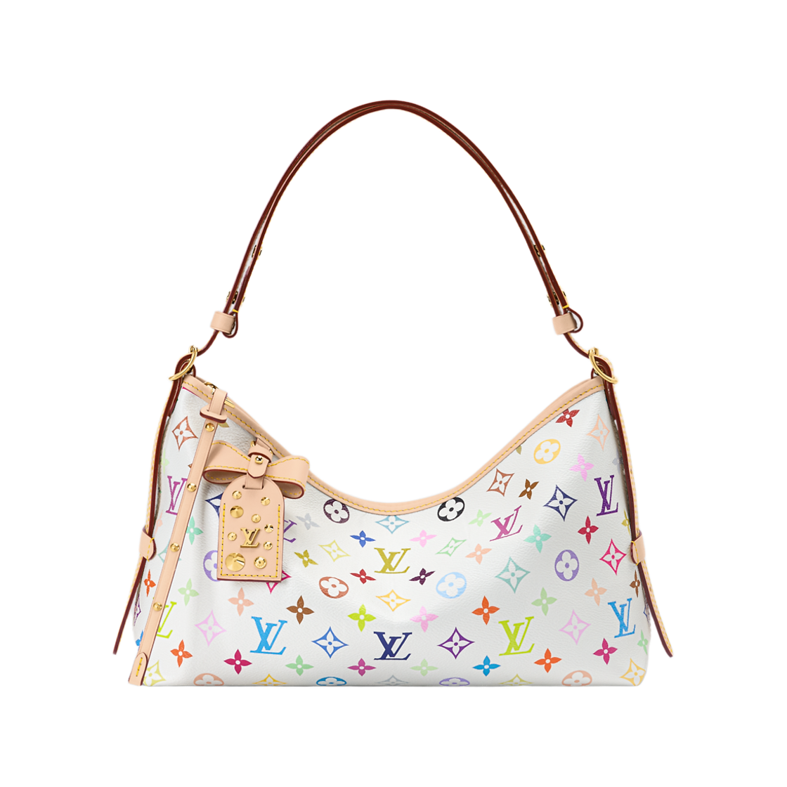 루이비통 x 무라카미 타카시 캐리올 이스트 웨스트 멀티컬러 화이트(Louis Vuitton x Murakami Takashi Carryall East West Multicolor White)