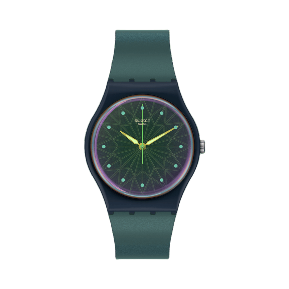 SO28N117 Swatch Dreaming of Gemstones 34mm Quartz Blue