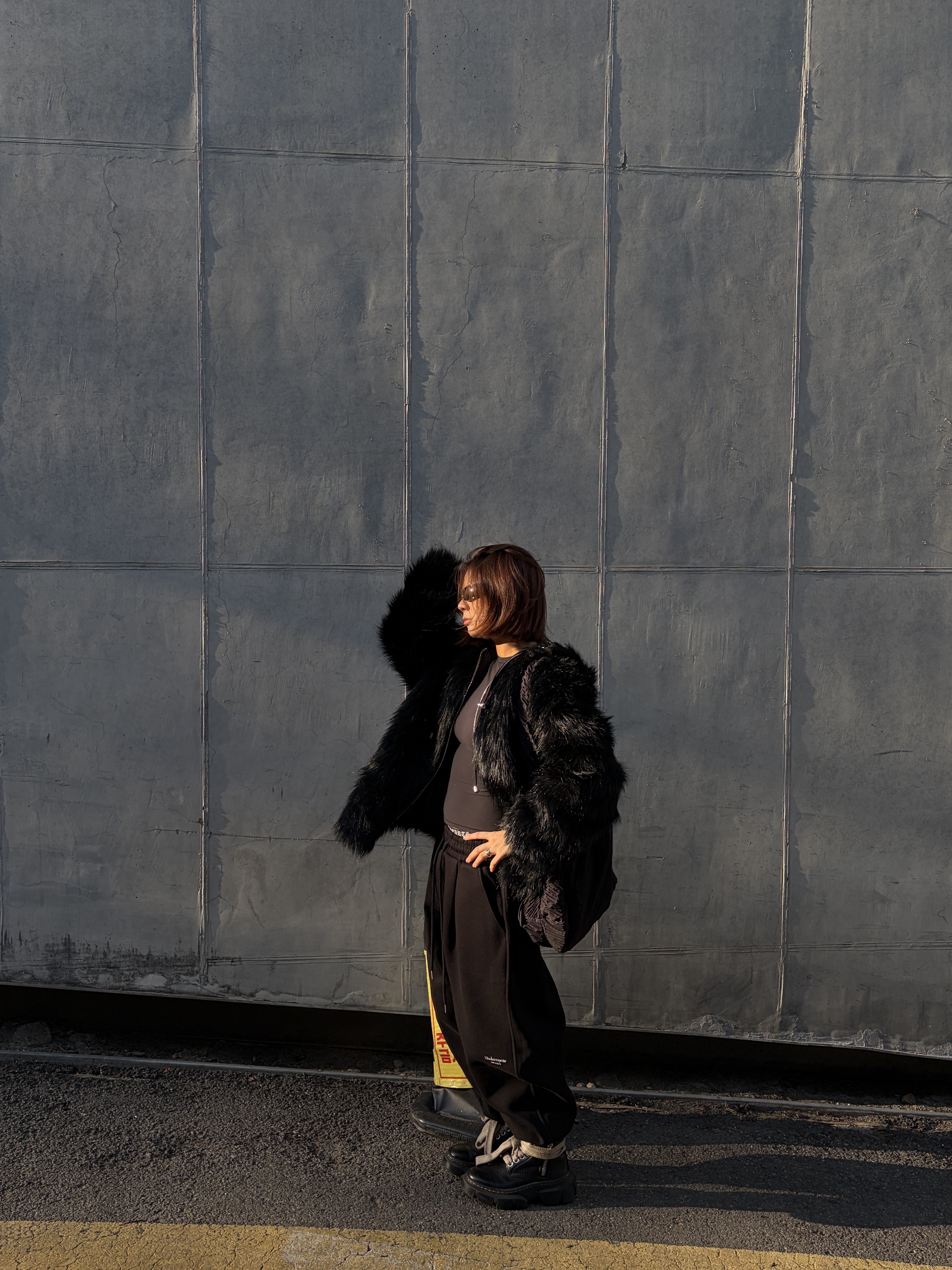 Dr. Martens x Rick Owens 1460 DMXL Jumbo Lace Boots Black, Chrome Hearts Boxer Brief Black 착용 스타일
