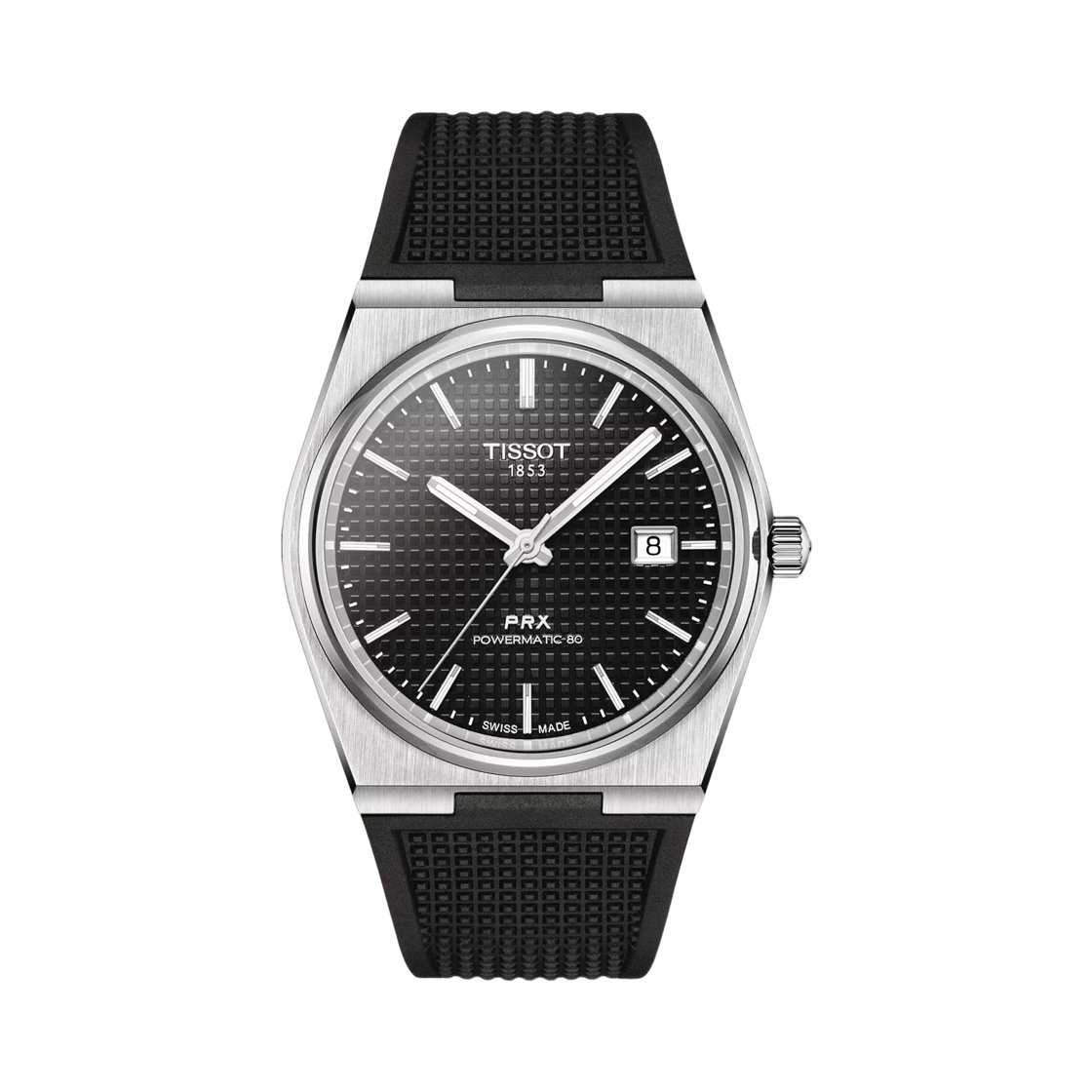 티쏘 PRX 파워매틱 80 40mm 스테인리스 스틸 블랙(Tissot PRX Powermatic 80 40mm Stainless Steel Black) - 1