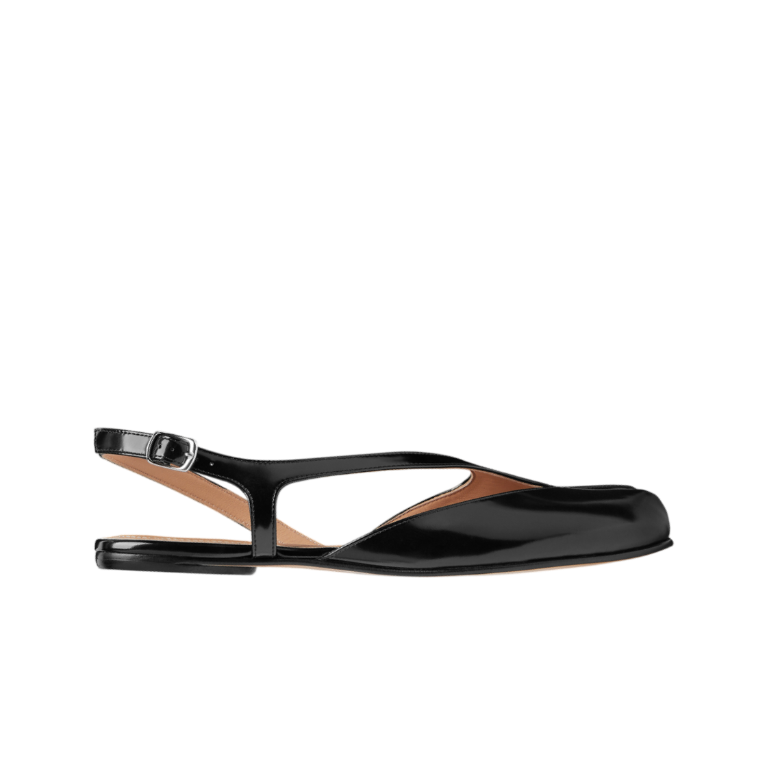 S58WP0295P8193T8013 (W) Maison Margiela Tabi Slingback Sandal Black