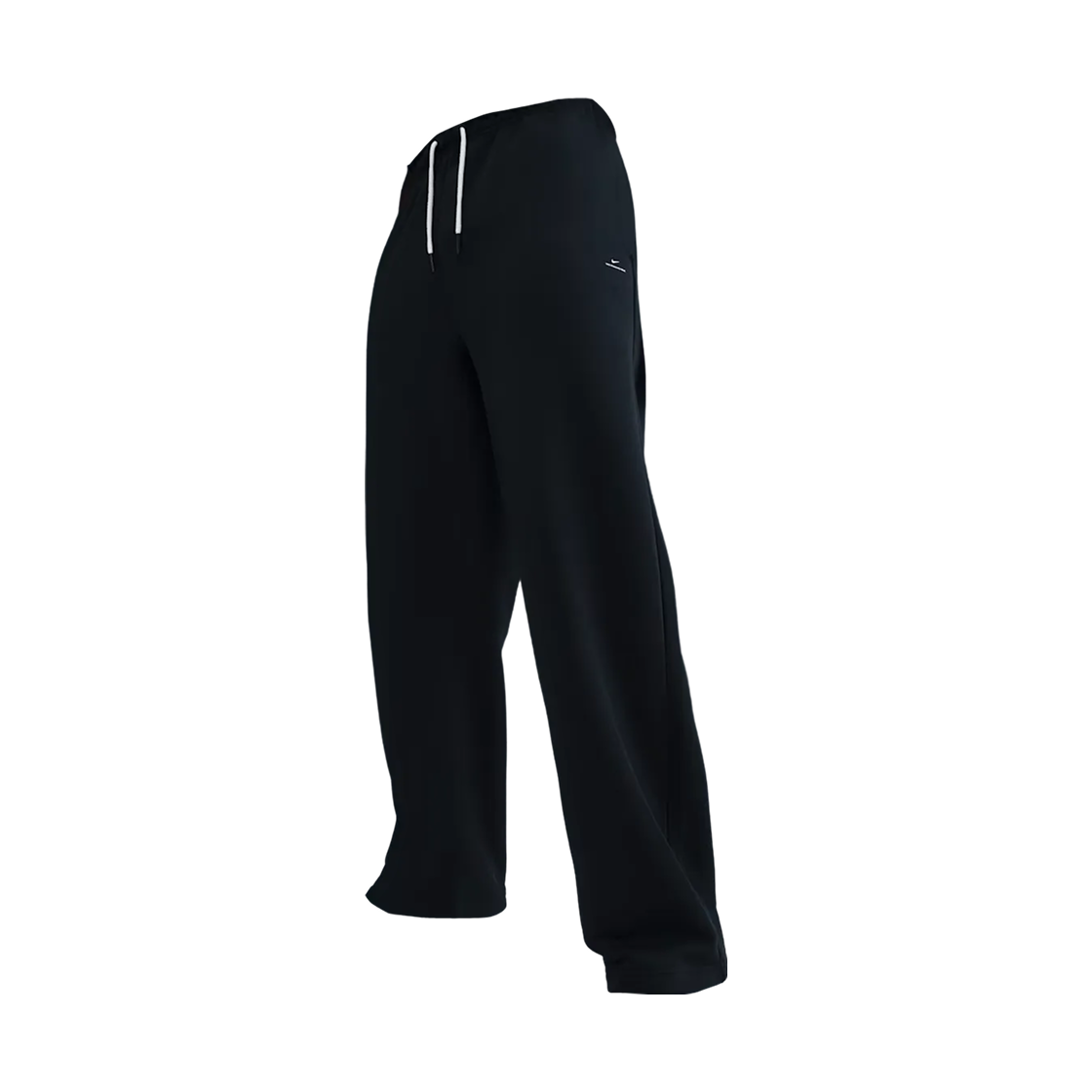 IM6334-010 Nike Standard Issue Therma-Fit Brushed Open Hem Basketball Pants Black Pale Ivory - Asia