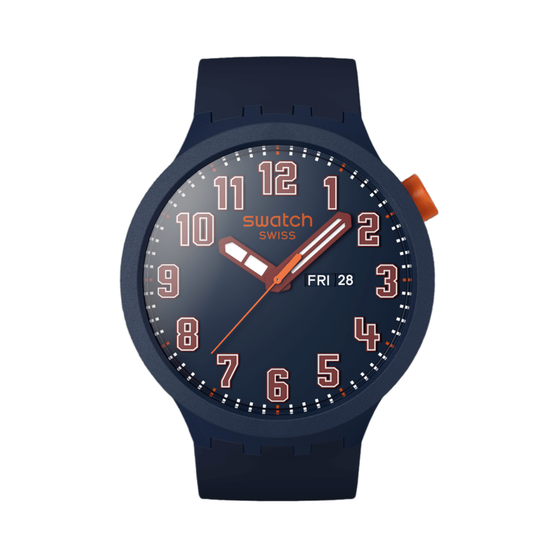 SB01S700 Swatch Essentially Confident 47mm Quartz Dark Blue
