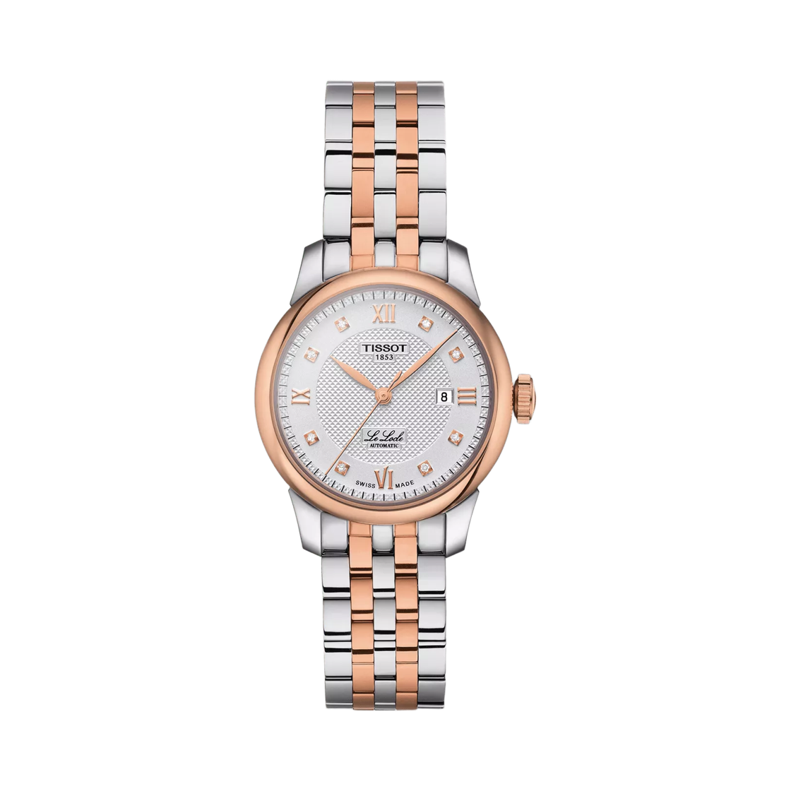 티쏘 르로끌 오토매틱 29mm 스테인리스 스틸 실버 다이아몬드(Tissot Lelocle Automatic 29mm Stainless Steel Silver Diamond) - 1