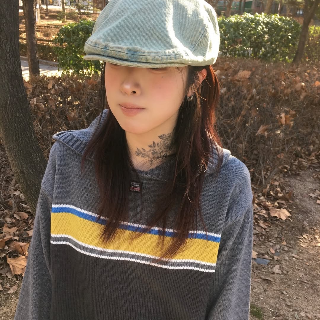 SPORT CHAMBER SC Glide Knit Hoodie Charcoal 착용 스타일 - 6