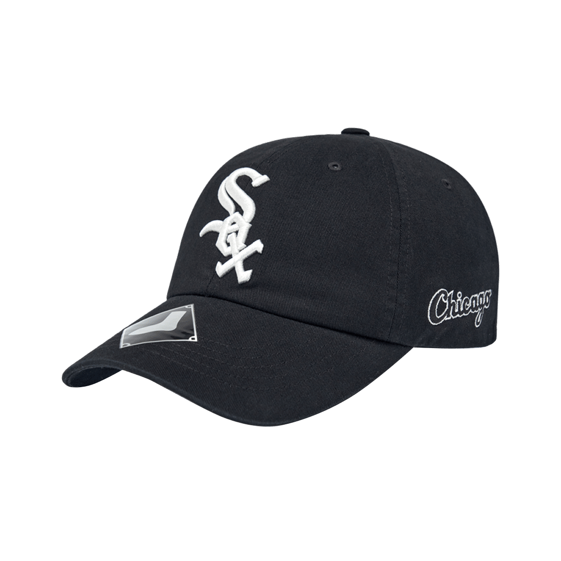 MLB 시그니쳐 언스트럭처 볼캡 시카고 화이트 삭스 블랙(MLB Signature Unstructured Ball Cap Chicago White Sox Black) - 1