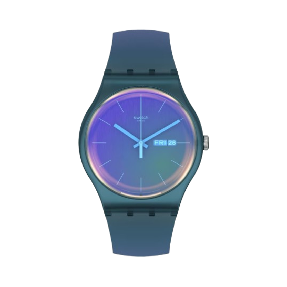 SO29N707 Swatch Fade To Pink 41mm Quartz Blue