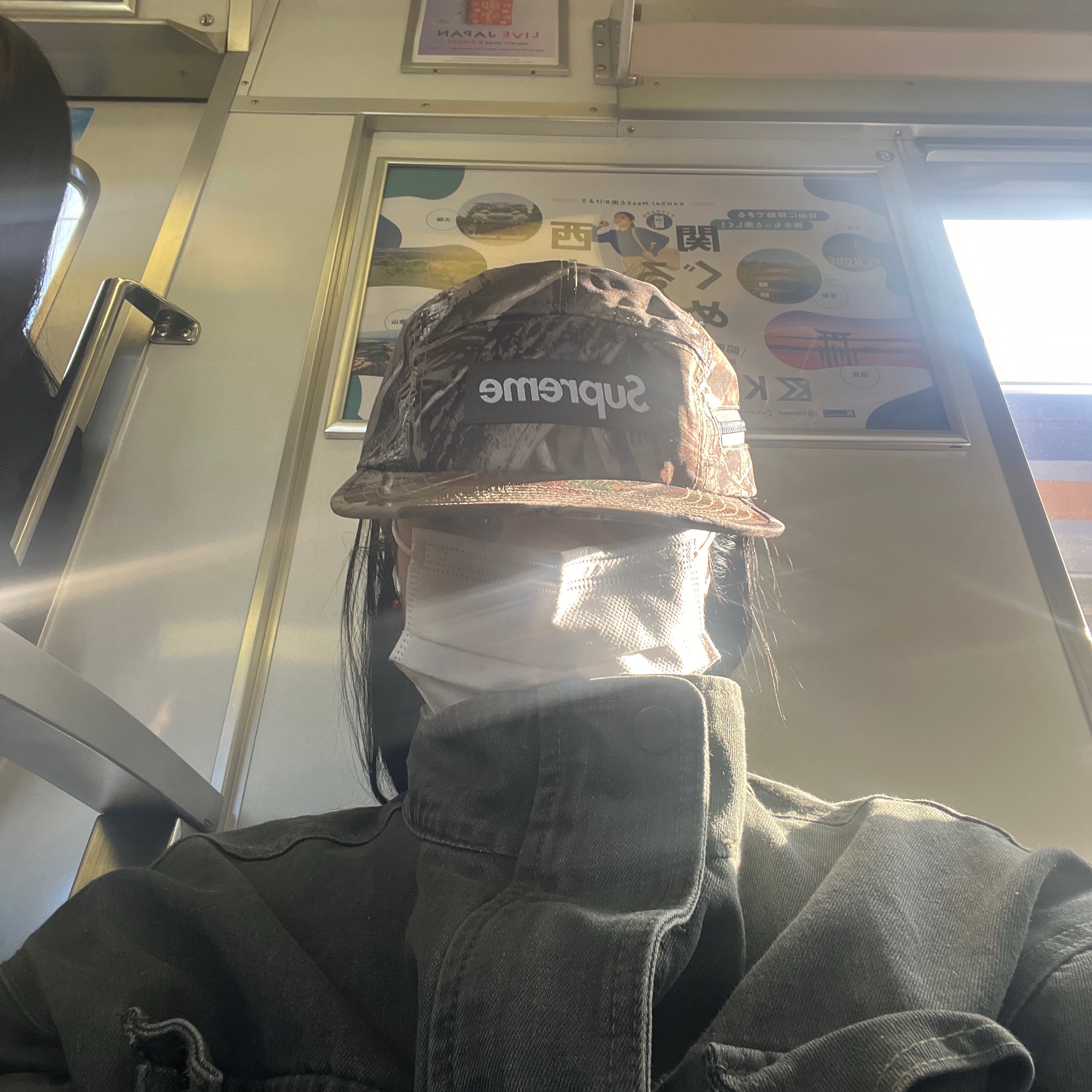 Supreme Washed Chino Twill Camp Cap Realtree Hardwoods Camo - 25SS 착용 스타일 - 2