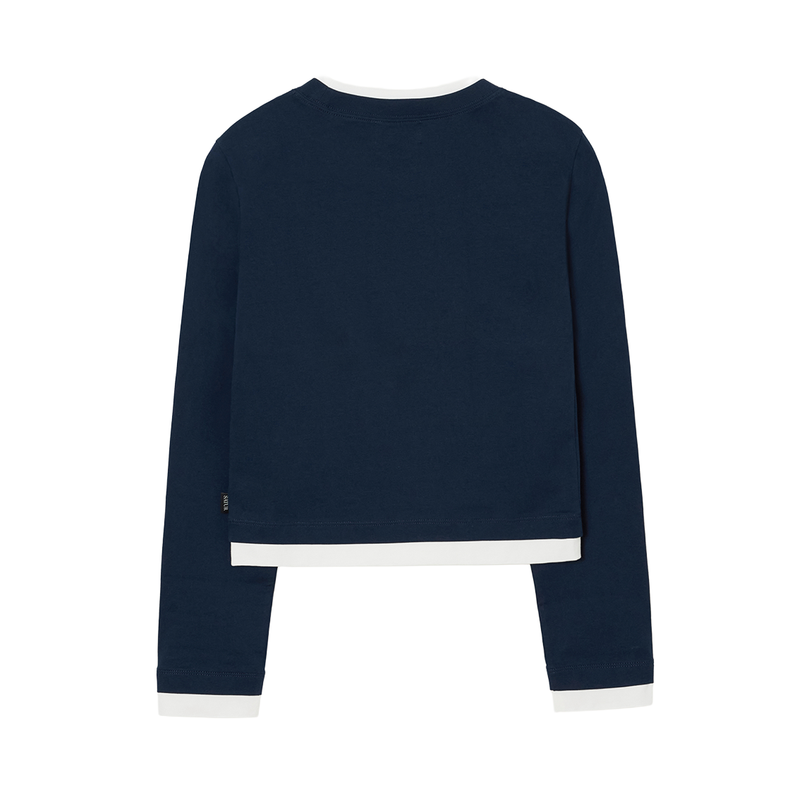 세터 우먼 레이어드 롱 슬리브 네이비(SATUR W Layered Long Sleeve Navy) - 2