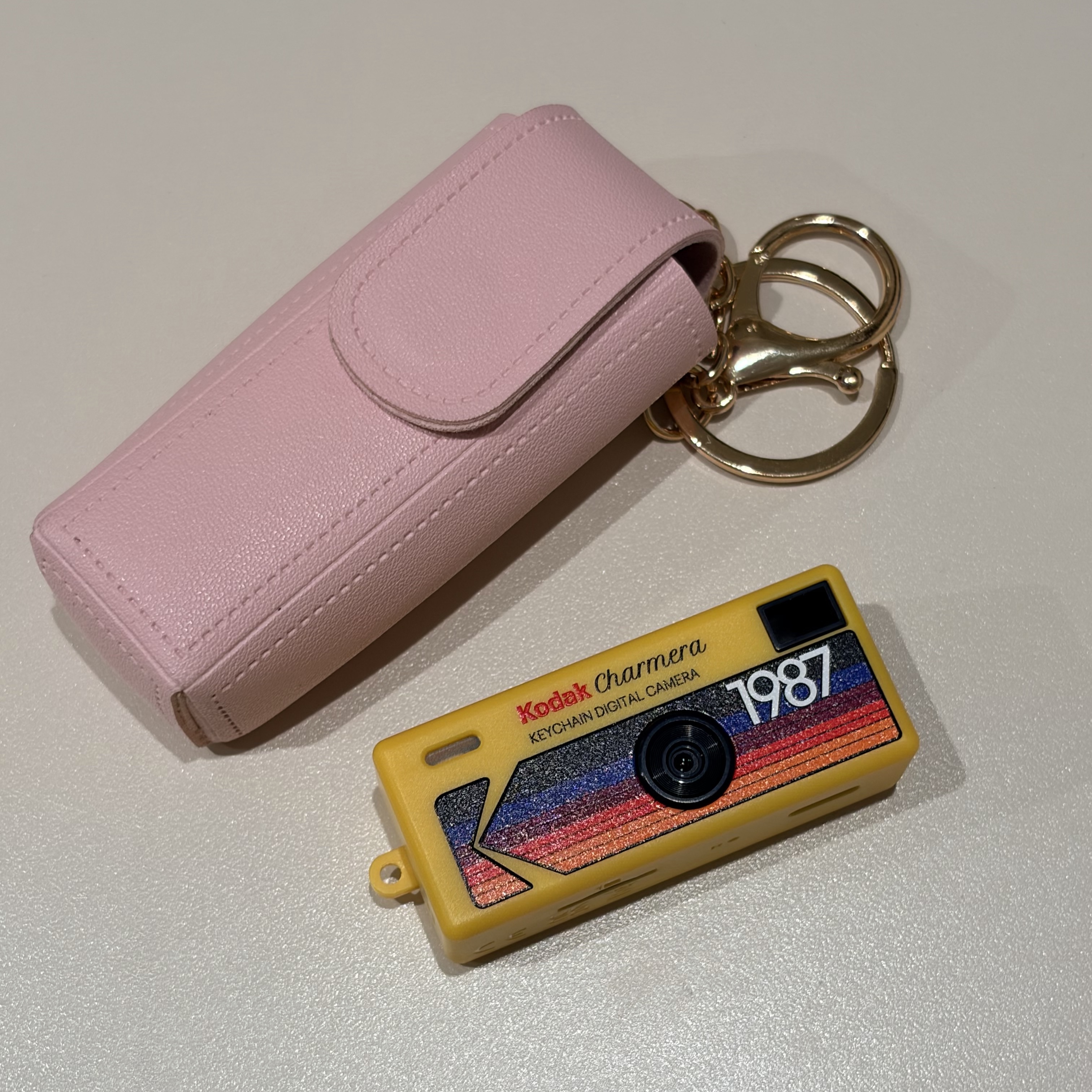 Kodak Charmera Key Chain Film Camera Sealed Case Whole Set (6 Blind Box/Korean Ver.), Kodak Charmera Key Chain Film Camera Sealed Case (1 Blind Box) 착용 스타일 - 4