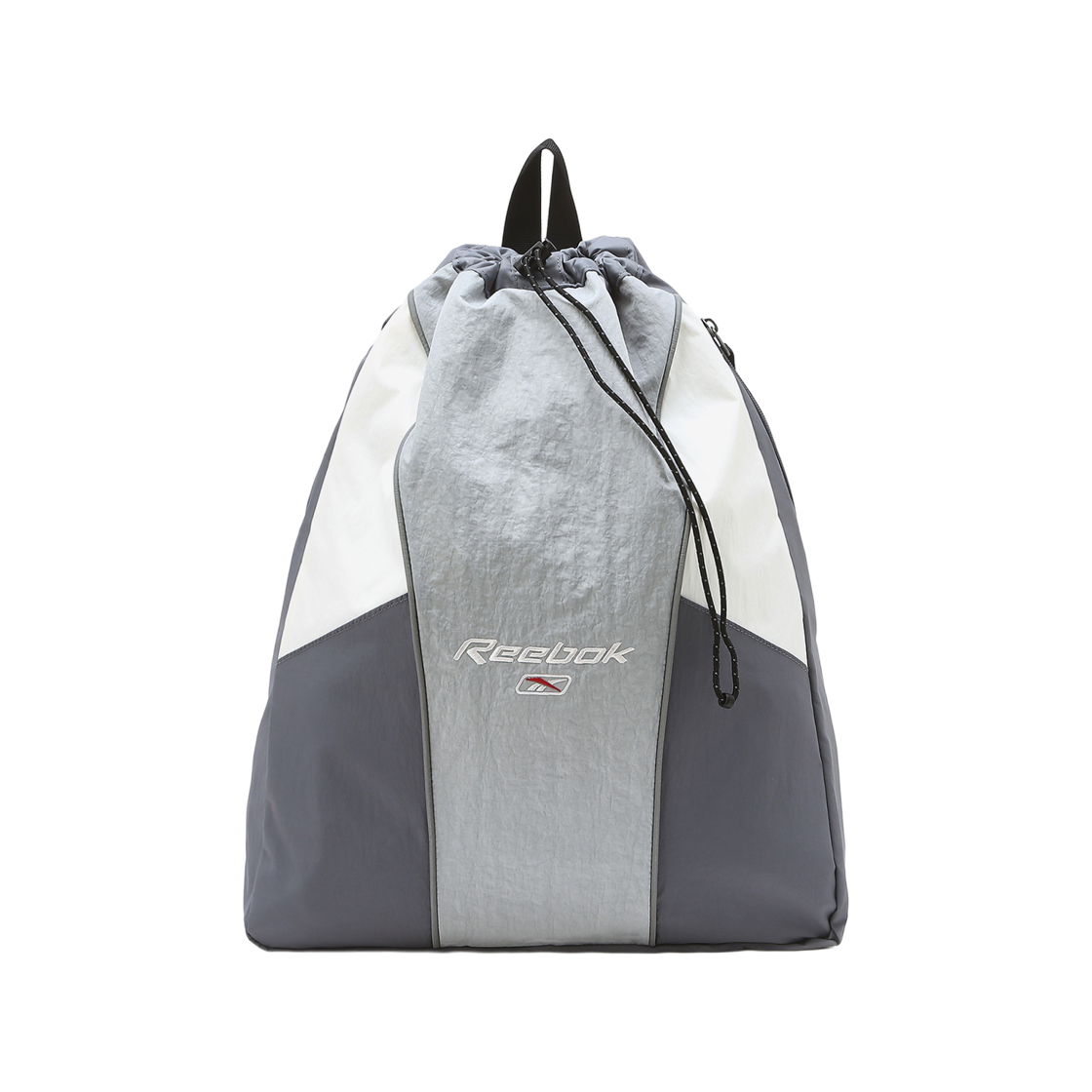 리복 컬러 블록 스트링 백팩 라이트 그레이(Reebok Color Block String Backpack Light Grey)