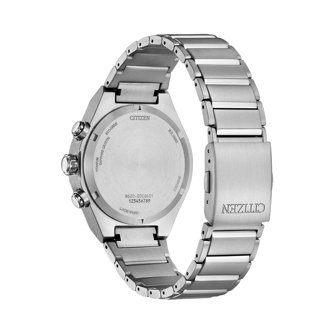 시티즌 젠신 센케이 에코드라이브 41mm 슈퍼 티타늄 실버 화이트(Citizen Zenshin Senkei Eco-Drive 41mm Super Titanium Silver White) - 2