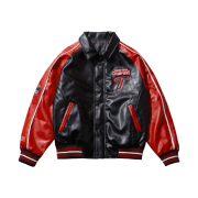 BDNS x LG TWINS 2025 Champions Leather Jacket Red