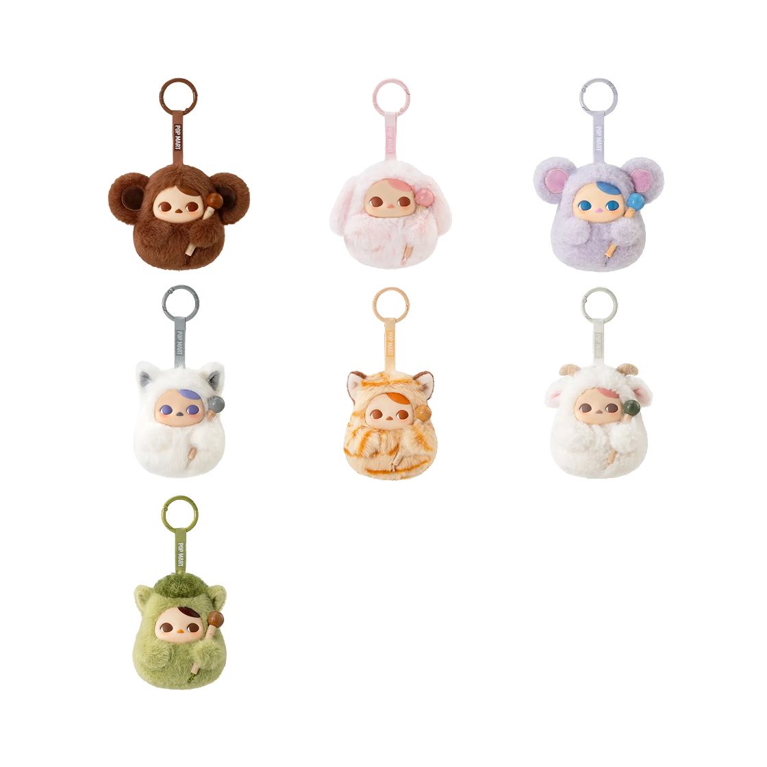 팝마트 푸키 탭 탭 베이비 시리즈 바이닐 플러시 펜던트 미개봉 랜덤박스 (6개입)(Pop Mart Pucky Tap Tap Babies Series Vinyl Plush Pendant Sealed Case (6 Blind Boxes)) - 2