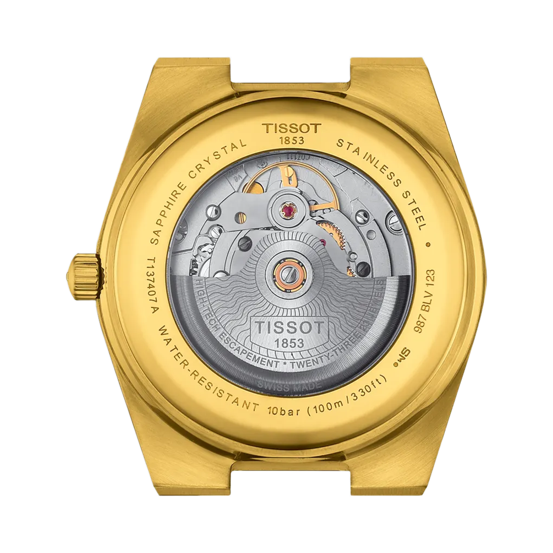 티쏘 PRX 파워매틱 80 40mm 스테인리스 스틸 옐로우 골드(Tissot PRX Powermatic 80 40mm Stainless Steel Yellow Gold) - 2
