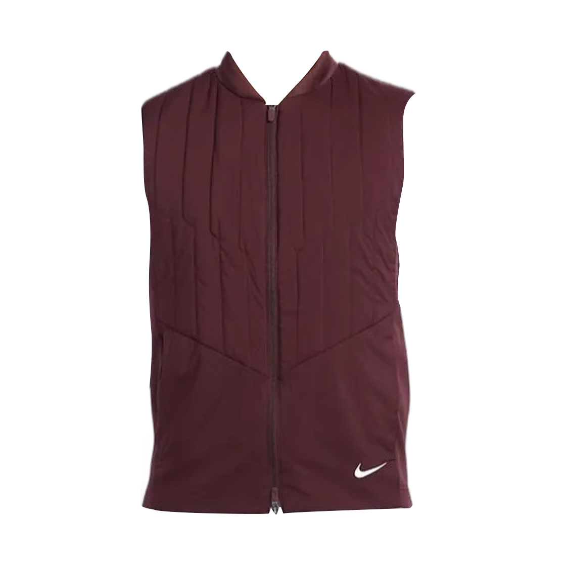 나이키 써마핏 ADV 리펠 풀집 골프 베스트 버건디 크러쉬 - 아시아(Nike Therma-Fit ADV Repel Full-Zip Golf Vest Burgundy Crush - Asia) - 1