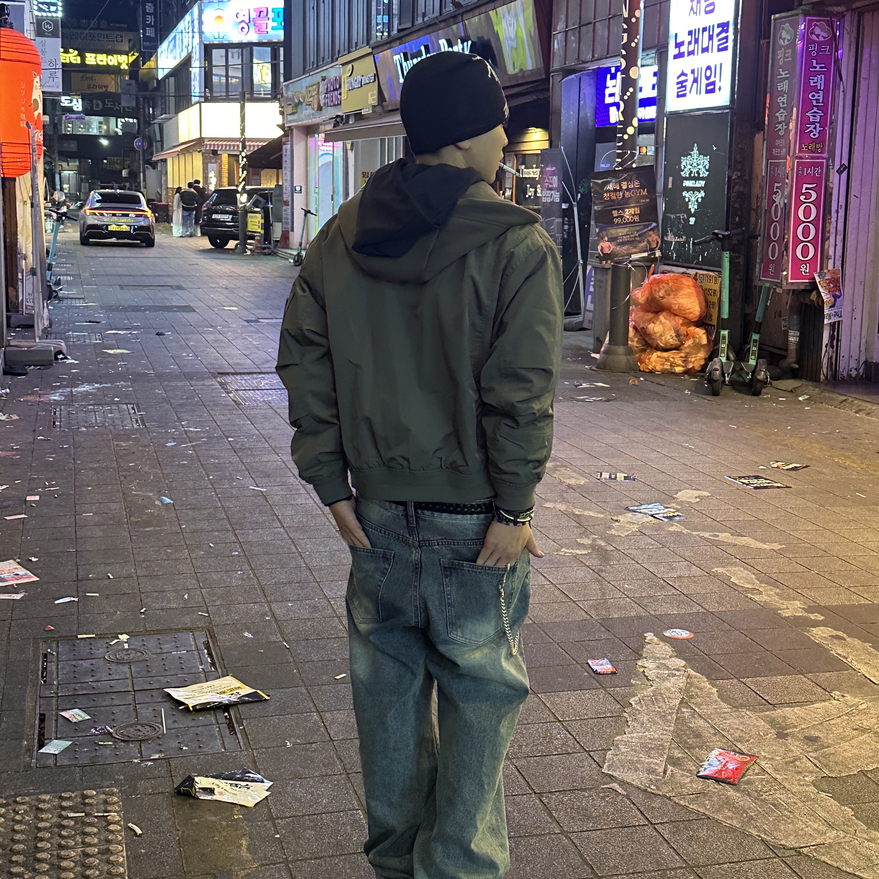 Arc'teryx Bird Head Toque Orca 착용 스타일 - 4