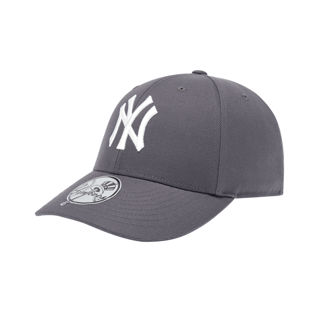3ACPBB25N-50CGS MLB Signature Patch Structured Ball Cap New York Yankees Charcoal Grey