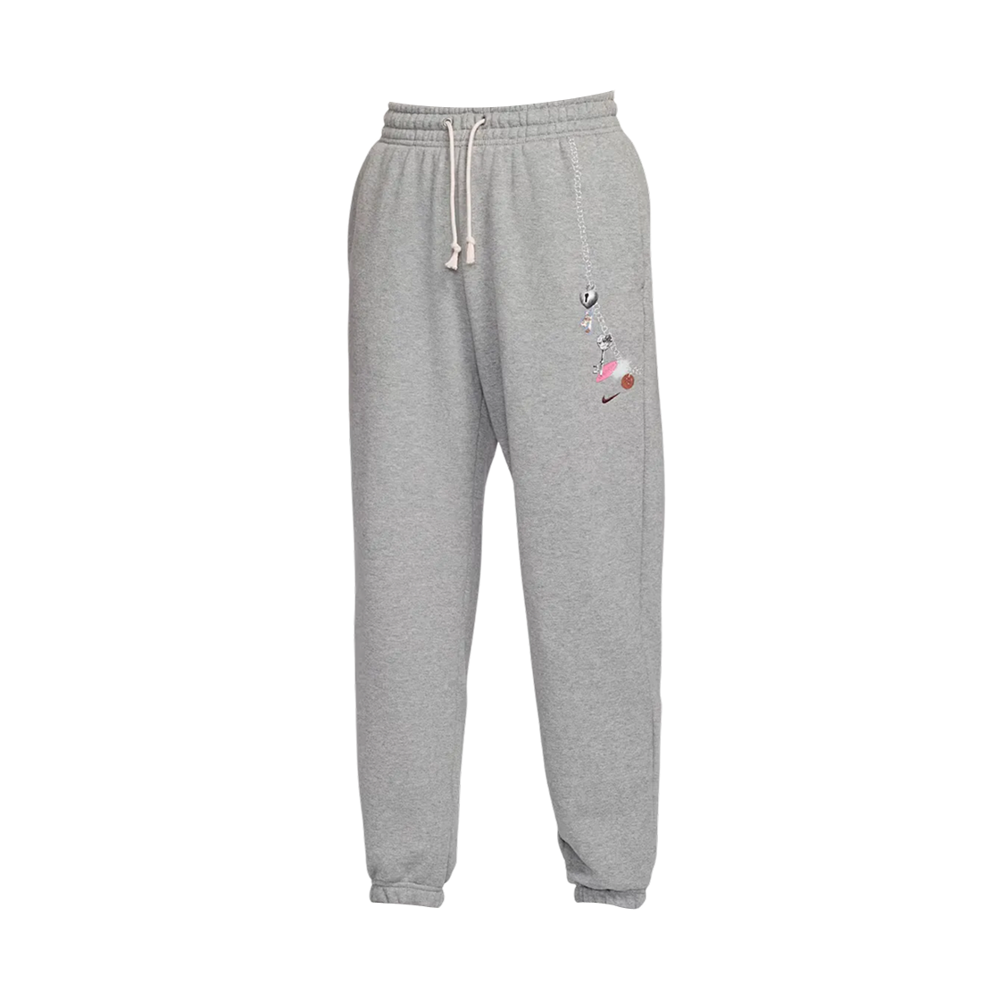 IQ3941-063 (W) Nike NSW High Waisted Oversized Fleece Pants Carbon Heather (IQ3941-063)