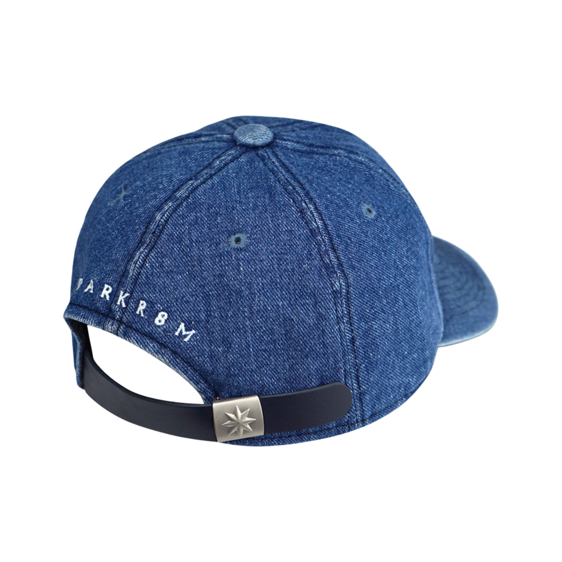 다크룸 스튜디오 베이직 로고 데님 햇 인디고 네이비(Darkr8m Studio Basic Logo Denim Hat Indigo Navy) - 2