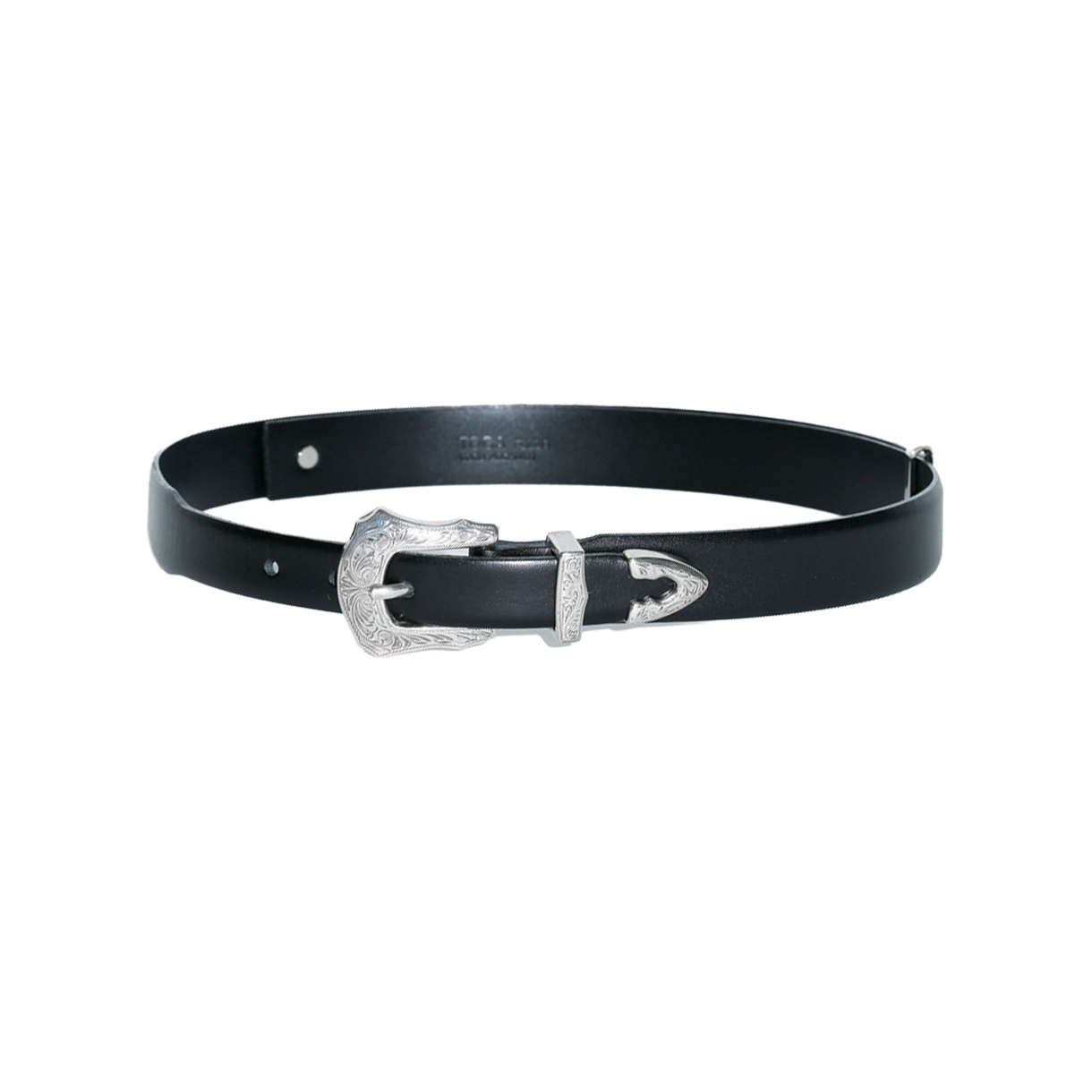 토가 투 메탈 버클 슬림 벨트 블랙 - 26SS(Toga Too Metal Buckle Slim Belt Black - 26SS)