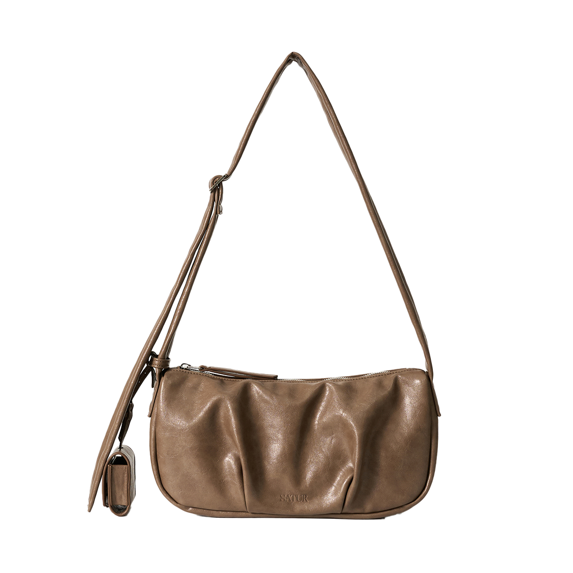 세터 오르타 스몰 숄더 백 브라운(SATUR Orta Small Shoulder Bag Brown)